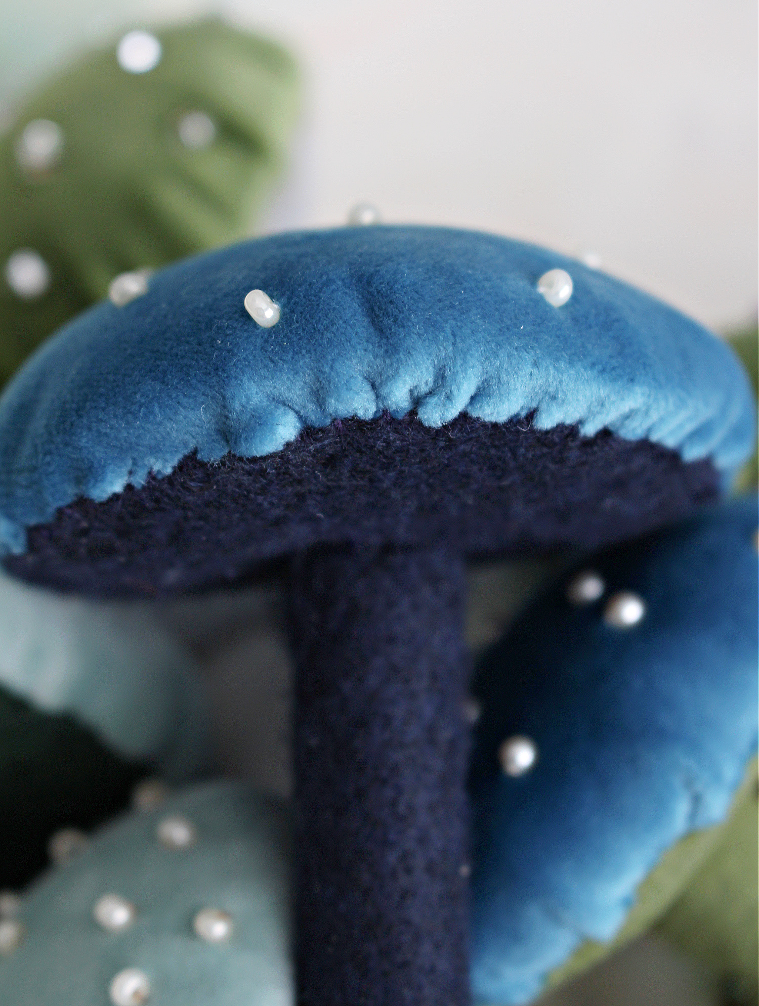 Handmade Fabric Mushroom